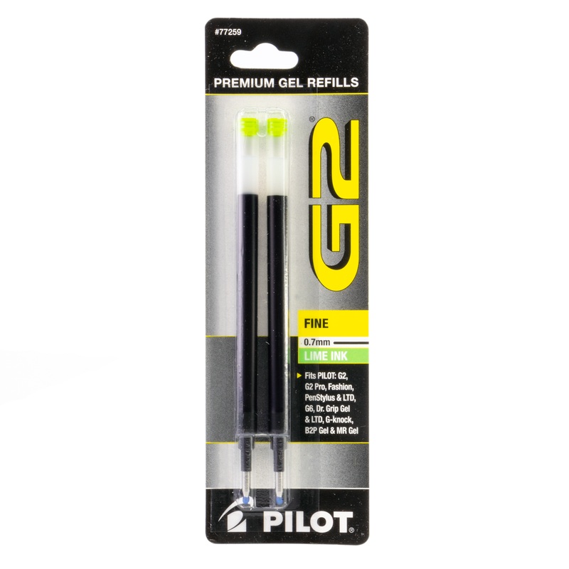 Pilot G2 Lime Refill Fine 0.7