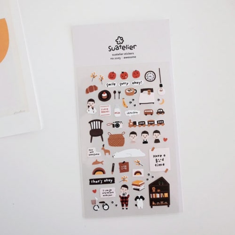 Suatelier Daily Deco Sticker – Awesome Sticker