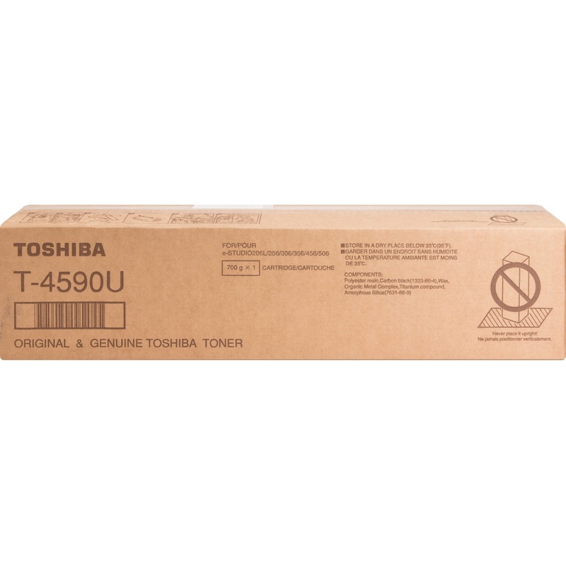 Toshiba T4590 Original Laser Toner Cartridge – Black – 1 Each – 36000 Pages