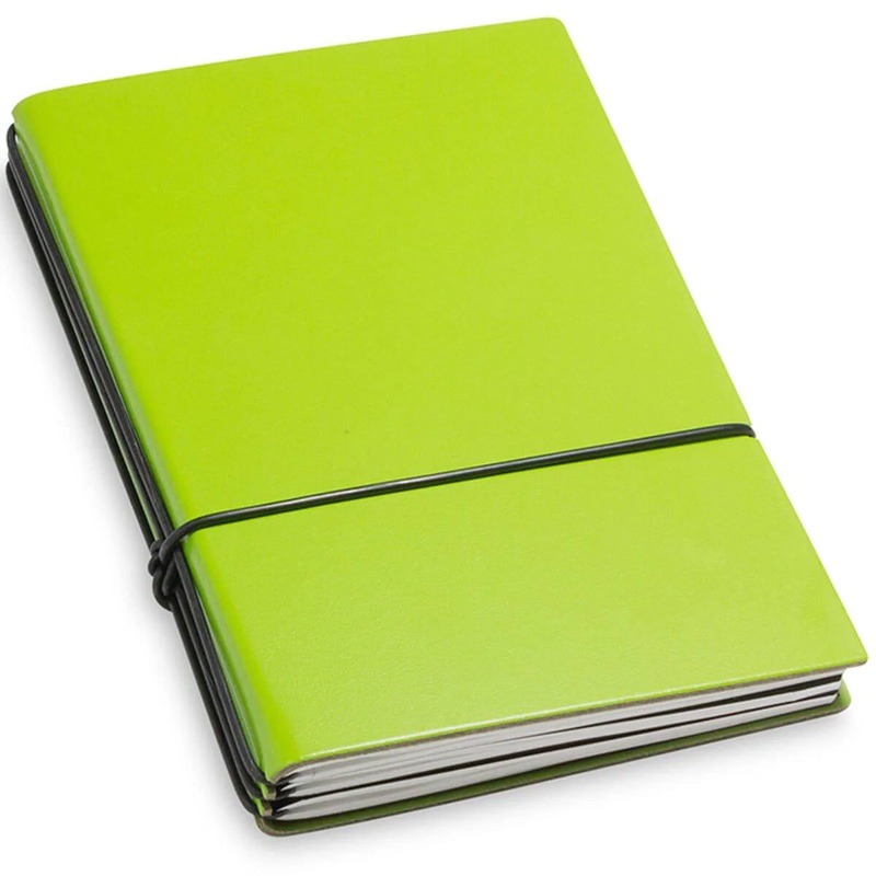 X17 Notes A6 Bonded Leather Notebook – Green