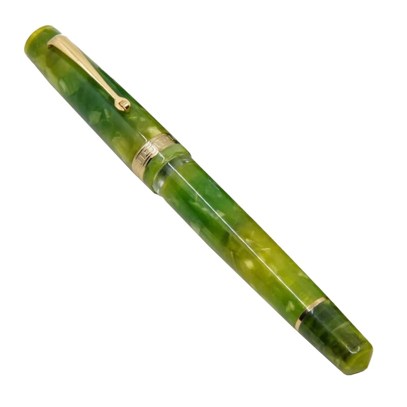 ASC Studio Green Grasshopper Gold Trim – Fountain Pen Fine