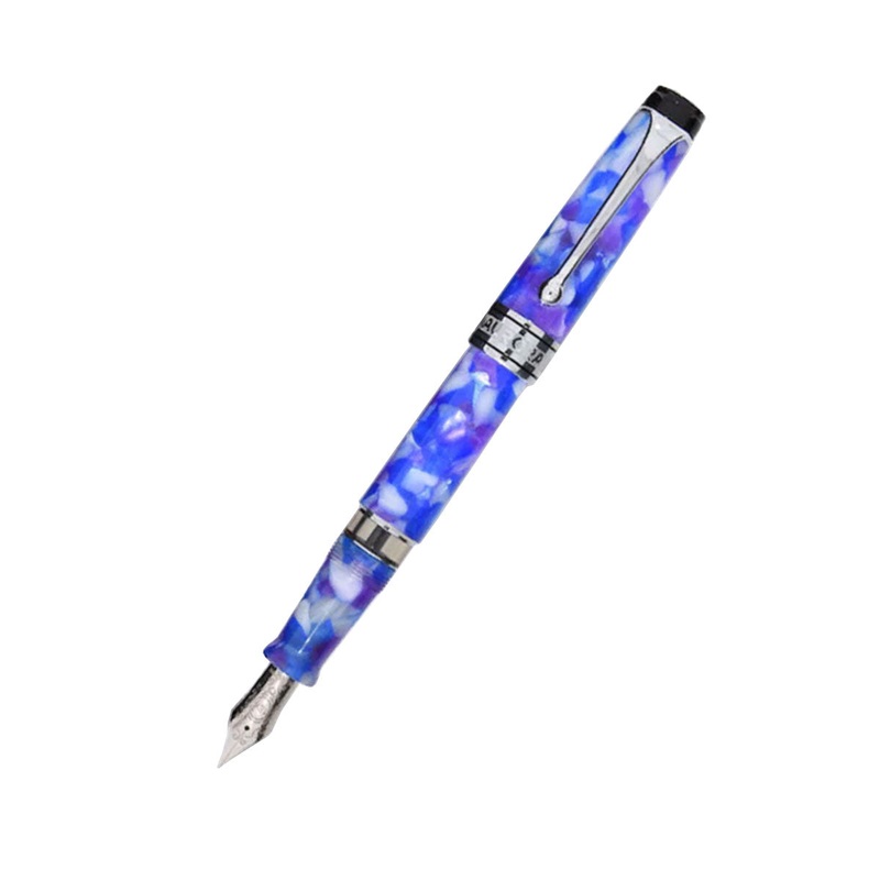 Aurora Optima Fountain Pen – Caleidoscope Luce Blu Extra Fine