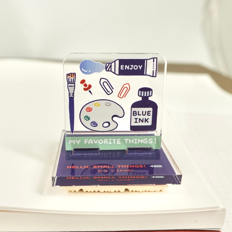 Eric Small Things x Sanby Acrylic Stand Stamp – Palette