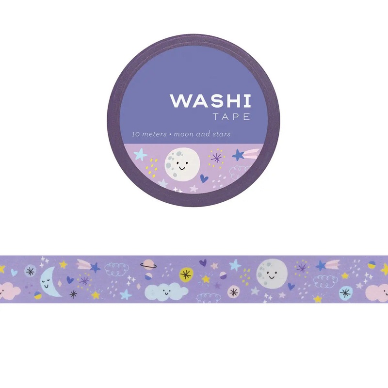 Girl of ALL WORK – Washi tape – 15mm – Moon and Stars