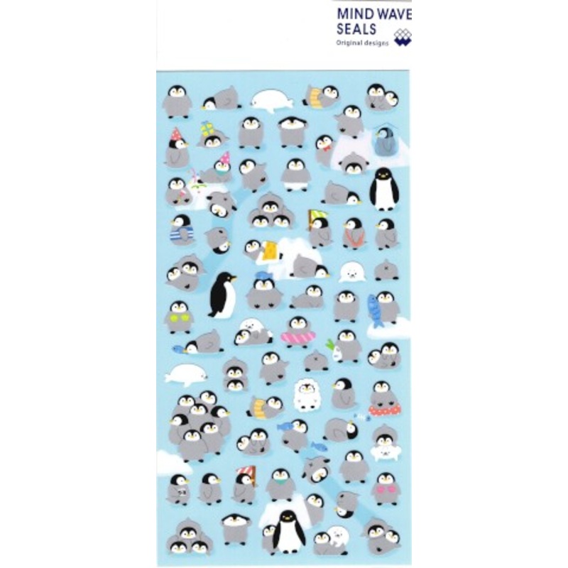 Mind Wave Stickers- Penguins
