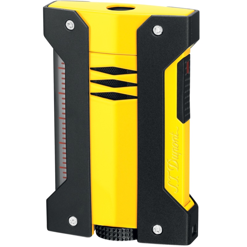 S.T. Dupont Defi Extreme Single Torch Flame Lighter Yellow 21405 Yellow