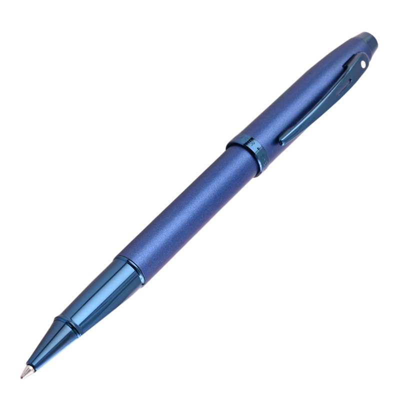 Sheaffer 100 Roller Ball Pen – Satin Blue PVD