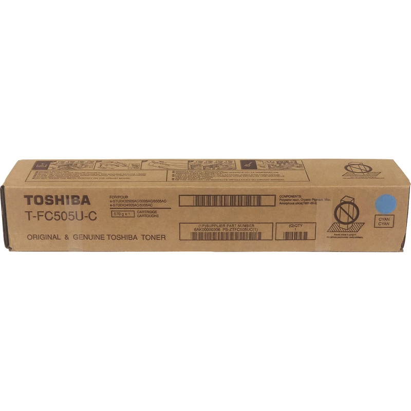 Toshiba Original High Yield Laser Toner Cartridge – Cyan – 1 Each – 33600 Pages