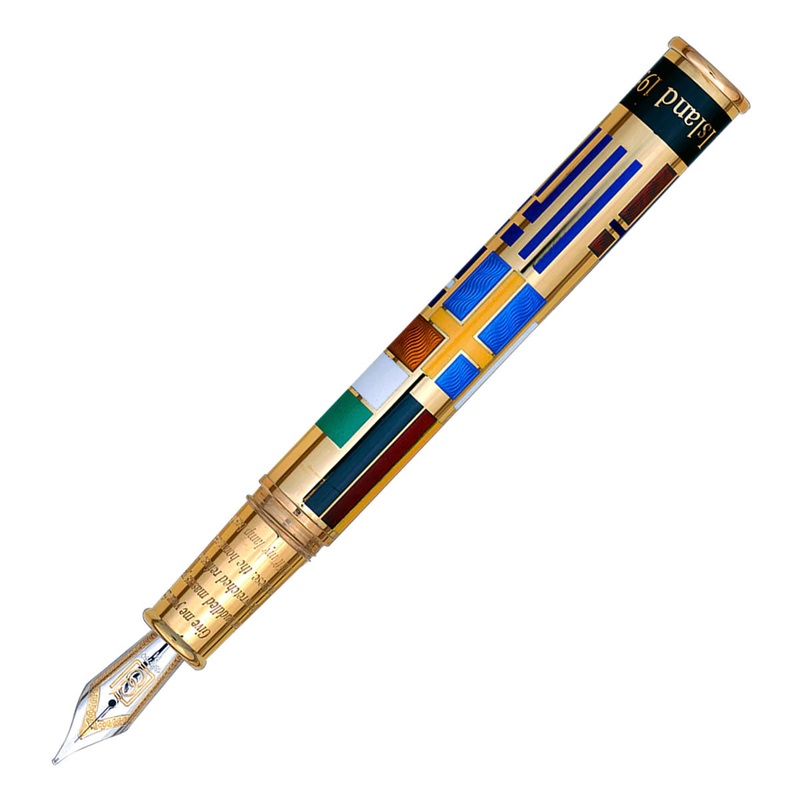 David Oscarson Ellis Island Fountain Pen – White Fine