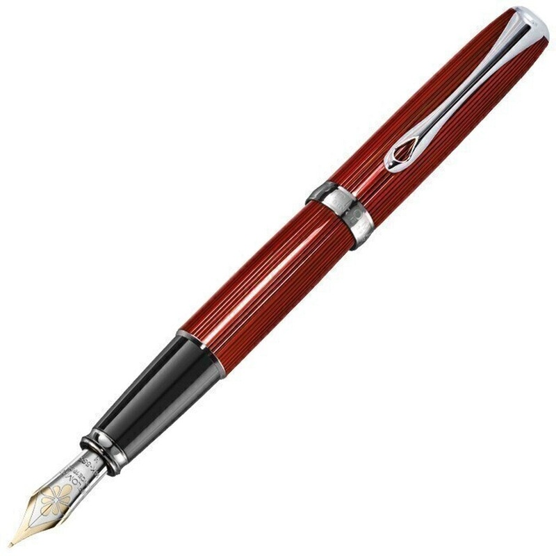Diplomat Excellence A2 Fountain Pen – Magma Red Extra-Fine