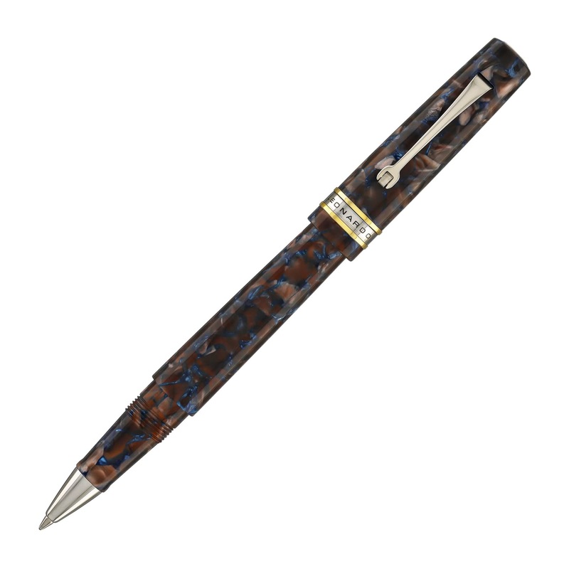 Leonardo La Piccolina Rollerball Pen in Classica Brown/Blue
