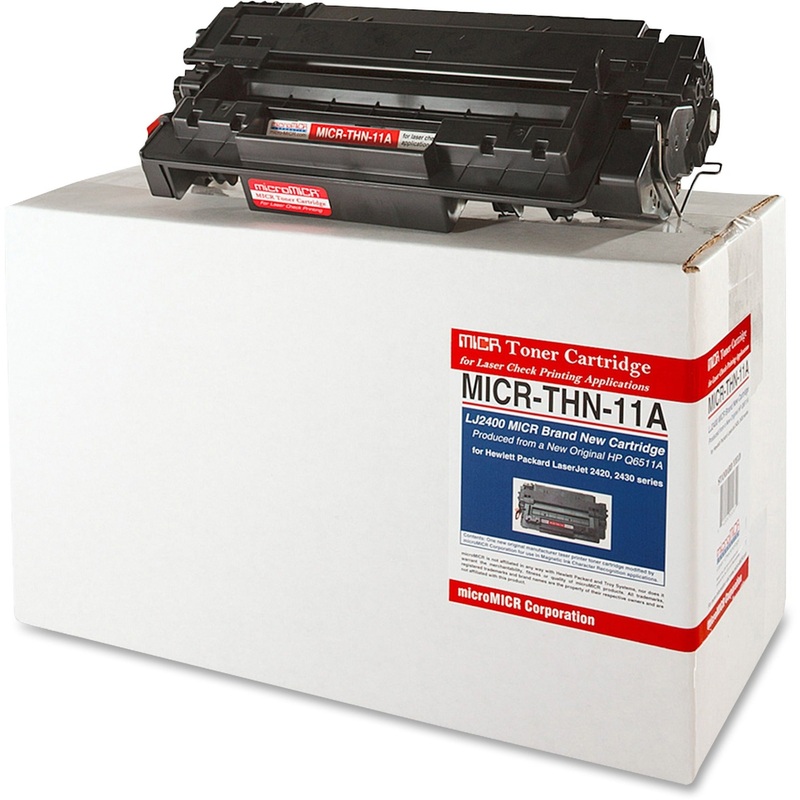 microMICR MICR Standard Yield Laser Toner Cartridge Q6511A – Black – 1 Each – 6000 Pages