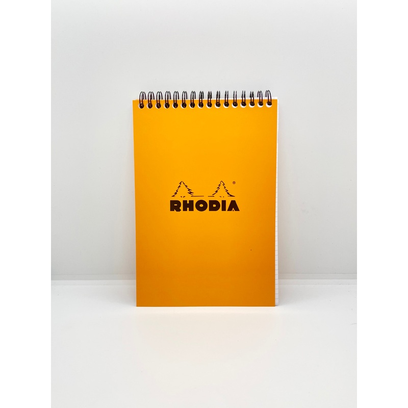 Rhodia Wirebound A5 Notepad #16 Graph Orange