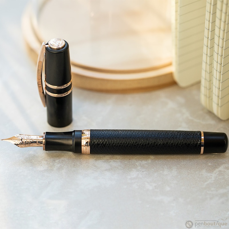 Visconti Homo Sapiens Fountain Pen – Dual Touch – Black (Oversize) Extra-Fine