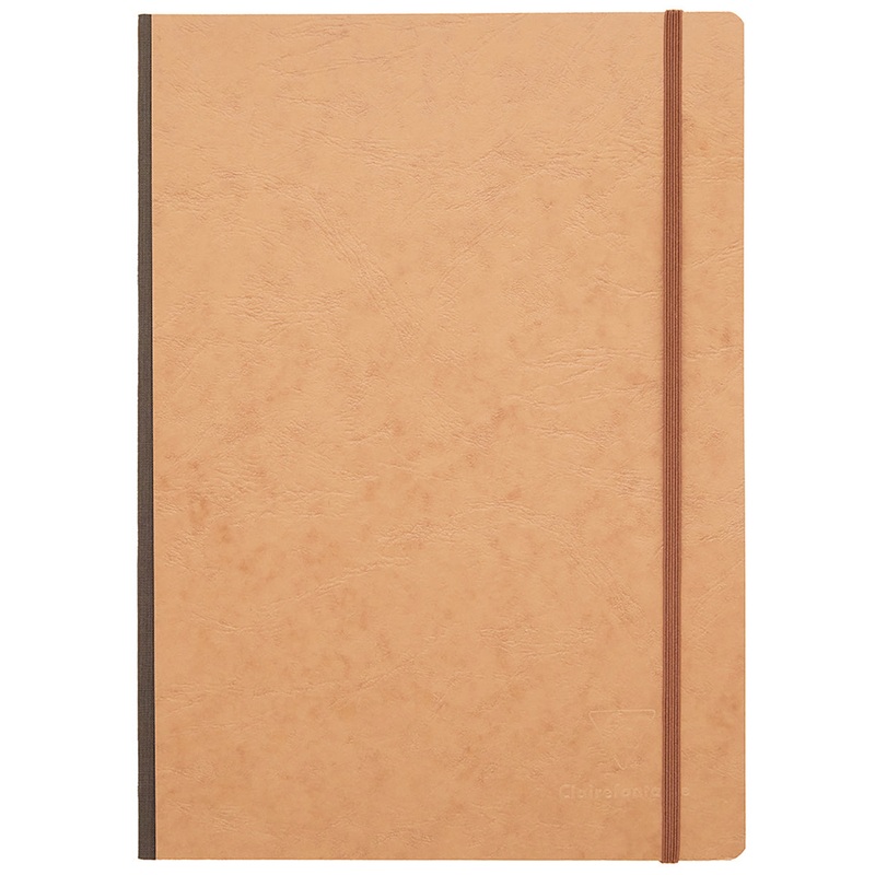 Clairefontaine Basic Clothbound A4 Notebook – Tan, Lined