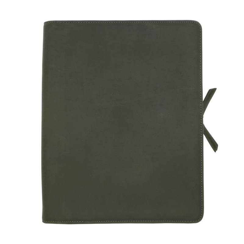 Endless Folio A4 in Green Leather