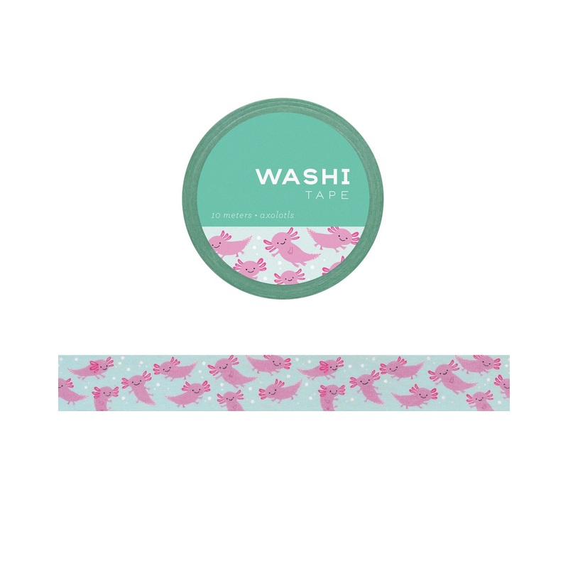 Girl of ALL WORK – Washi tape – 15mm – Axolotls