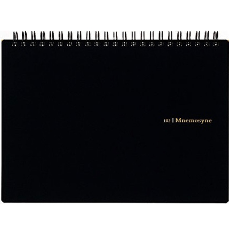 Maruman Mnemosyne Notebooks – Black – Grid – A5