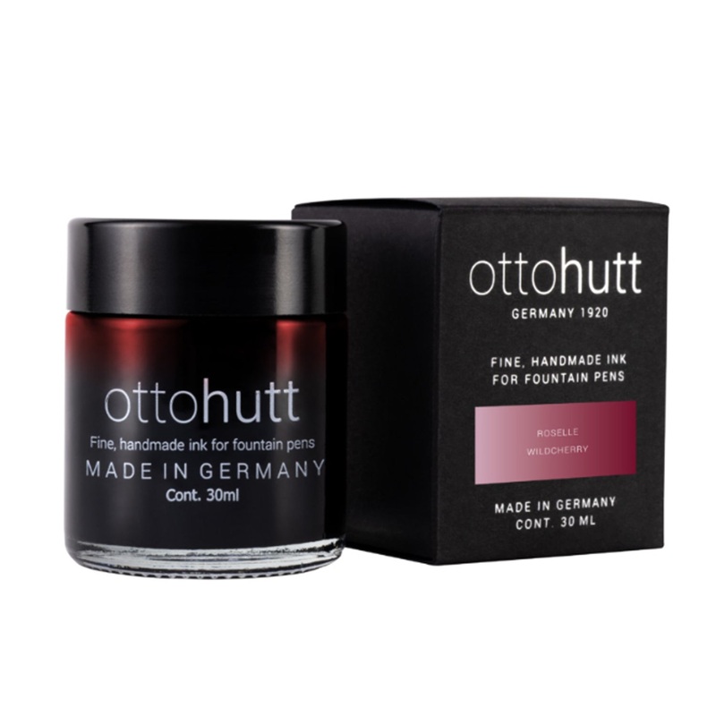 Otto Hutt Scented Roselle Wildcherry Ink Bottle, Red – 30ml