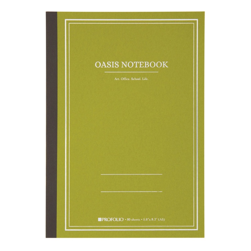 ProFolio Oasis A5 Notebook – Avocado