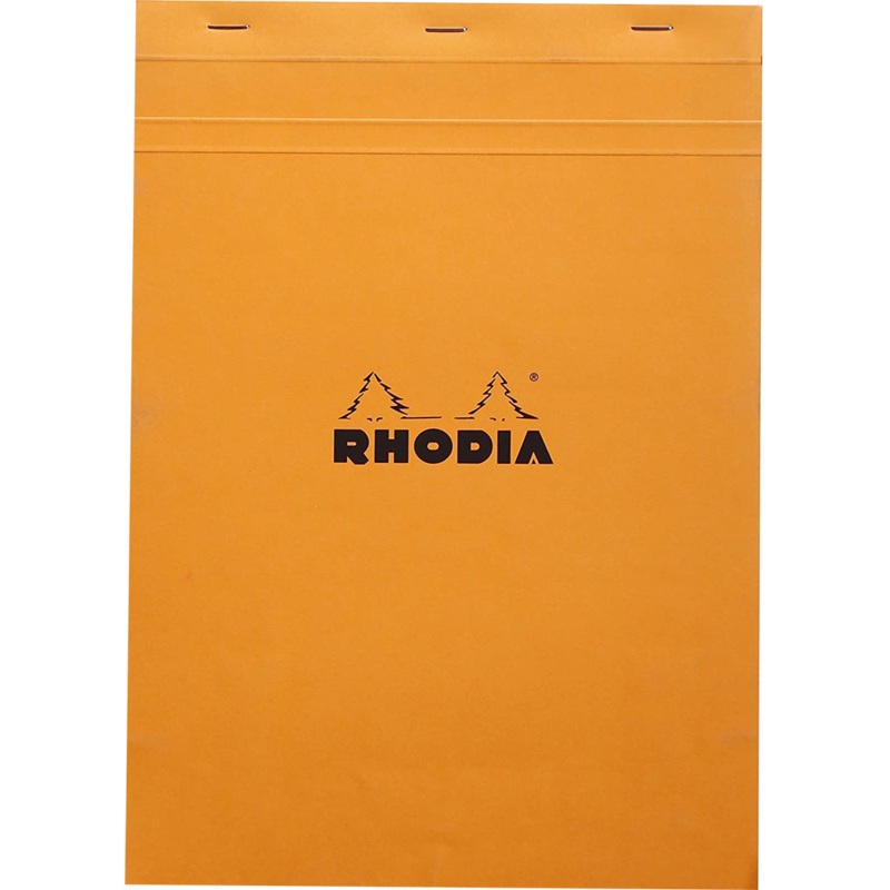 Rhodia Notepads Graph Orange 8-1/4X11-3/4