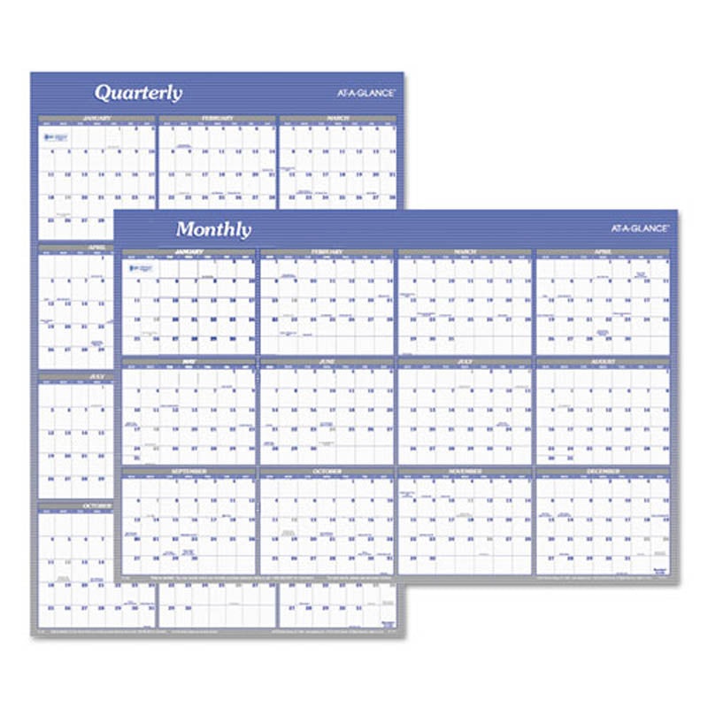 Vertical/Horizontal Erasable Wall Planner, 2026 24″ X 36″
