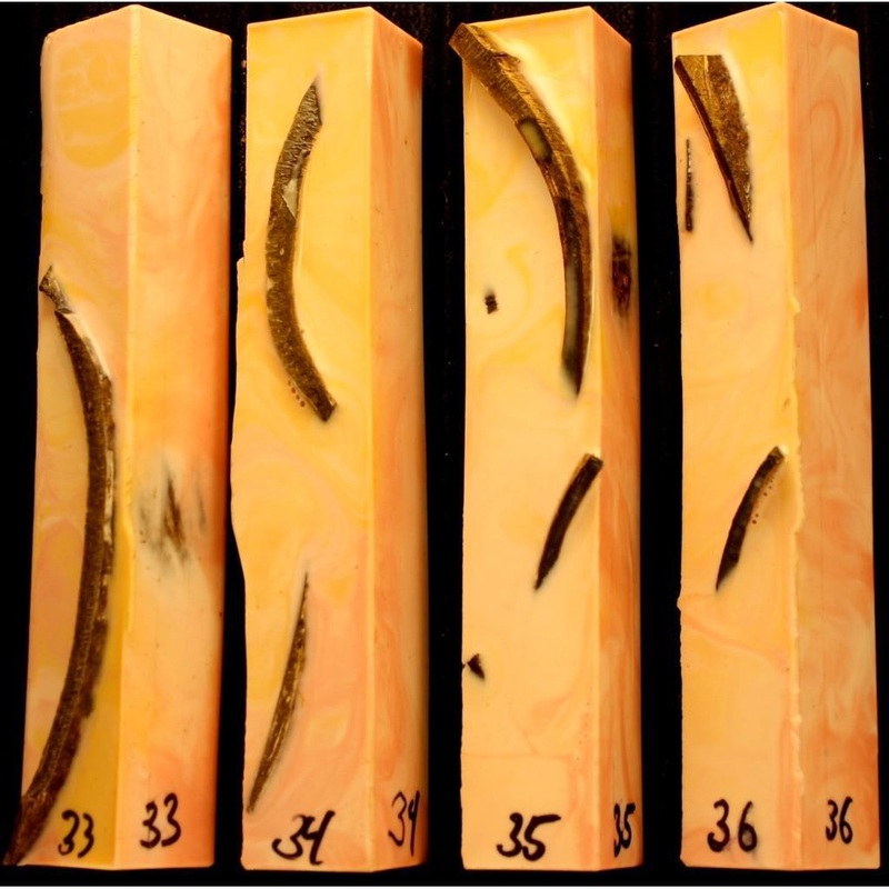 Coconut Pen Blanks #033-036 Coconut #036