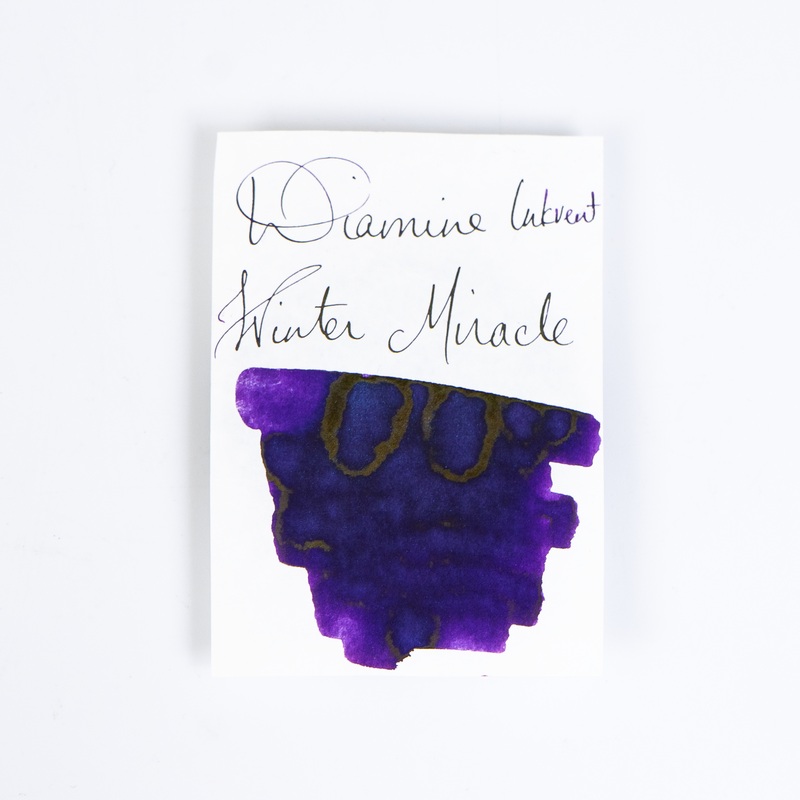 Diamine Winter Miracle (50ml) Bottled Ink (Shimmering/Sheening) – Blue Edition