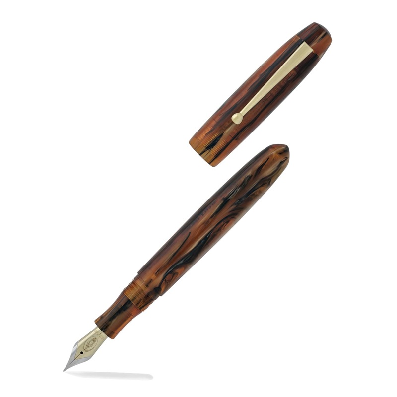 Edison Collier Fountain Pen in Antique Marble Medium