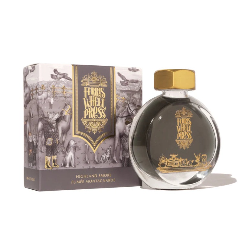 Ferris Wheel Press Ink Bottle – Highland Smoke – 38ml