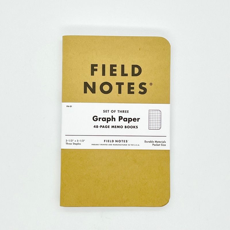 Field Notes Original Kraft Notebook Graph