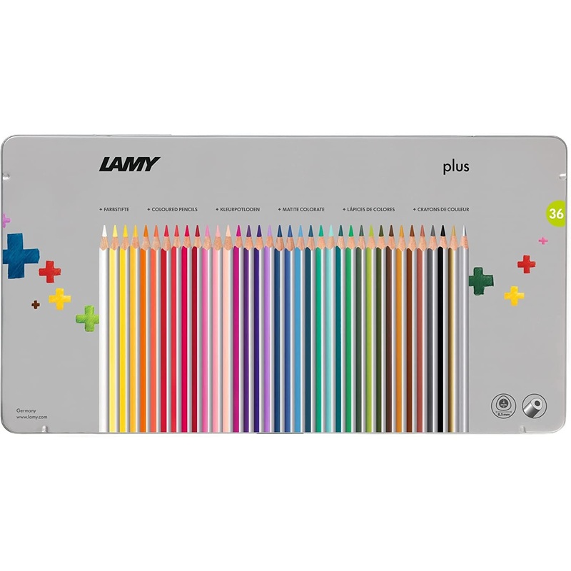 Lamy Plus Colored Pencils with Metal Box – Pack of 36