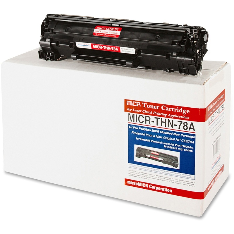 microMICR MICR Laser Toner Cartridge CE278A – Black – 1 Each – 2100 Pages