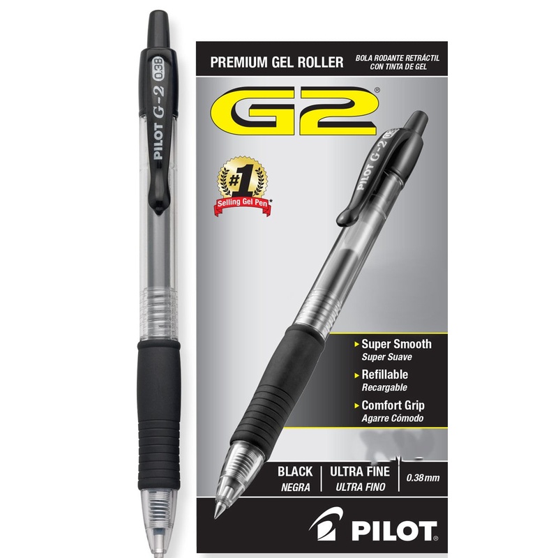 Pilot – G2 Retractable Gel Pen Black