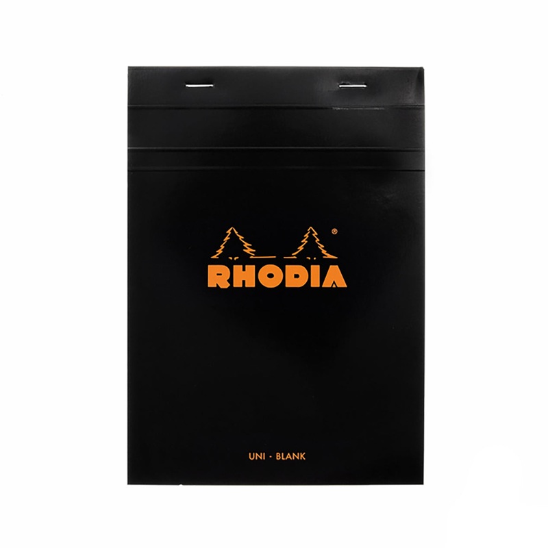 Rhodia No. 16 A5 Notepad – Black, Blank