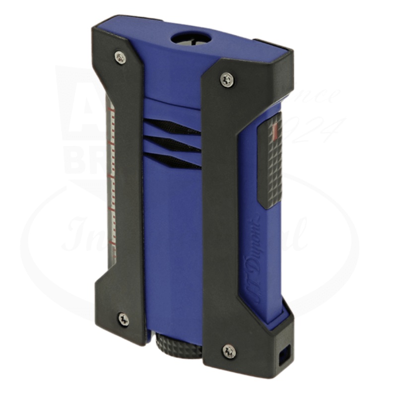 S.T. Dupont Defi Extreme Matte Black & Ocean Blue Lighter, 021461