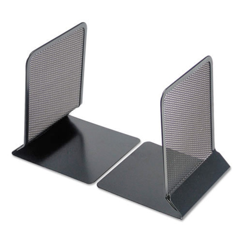 Wire Mesh Bookends, 5 3/8″ X 6 3/4″, Black