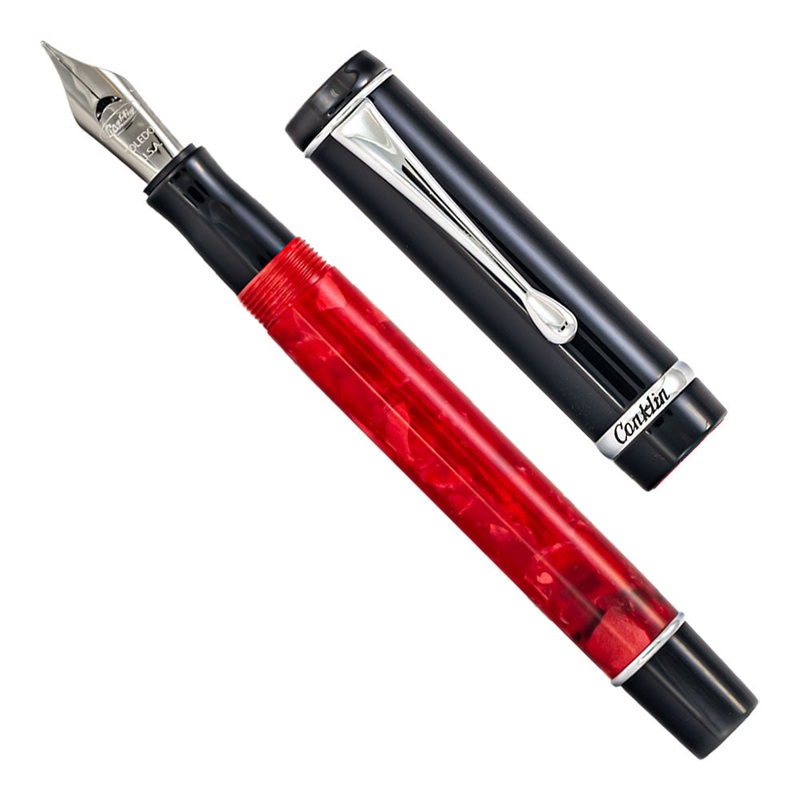 Conklin Duragraph Red Nights Fountain Pen Extra Fine