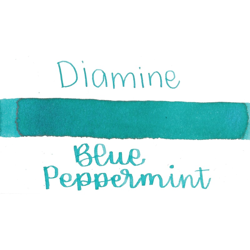 Diamine Blue Edition Blue Peppermint Shimmer 50ml Bottle