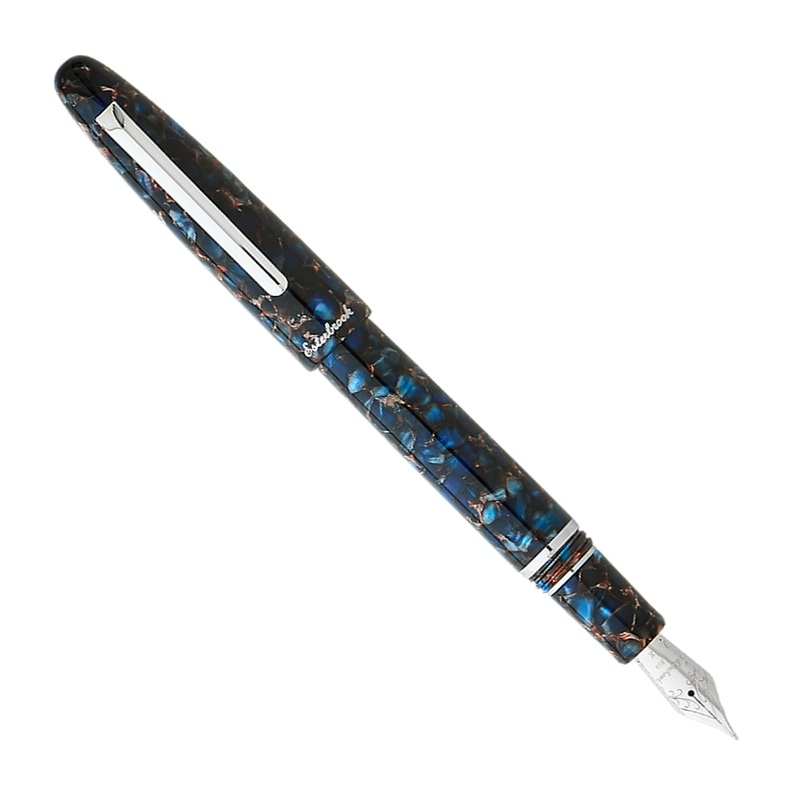 Esterbrook Estie Nouveau Bleu Nouveau Bleu with Palladium Trim – Fountain Pen M