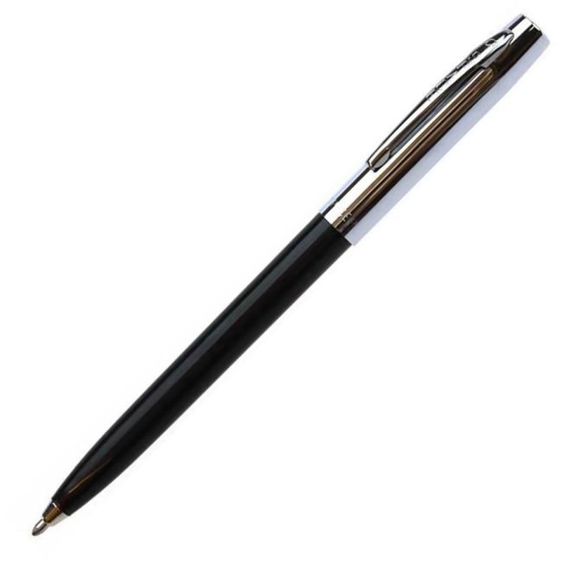 Fisher Space Pen Cap-O-Matic Ballpoint Pen in Black with Chrome Trim