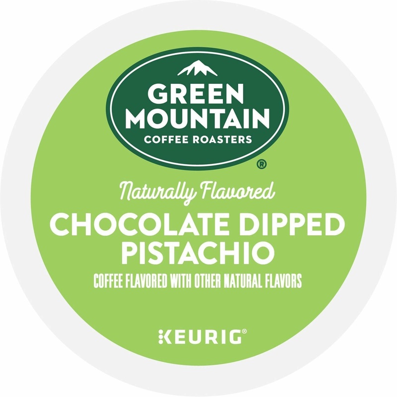 Green Mountain Coffee Roasters K-Cup Chocolate Dipped Pistachio Coffee – Compatible with Keurig Brewer – Medium – Per Box – 24 K-Cup – K-Cup – Chocolate Dipped Pistachio – Kosher – 4 / Carton