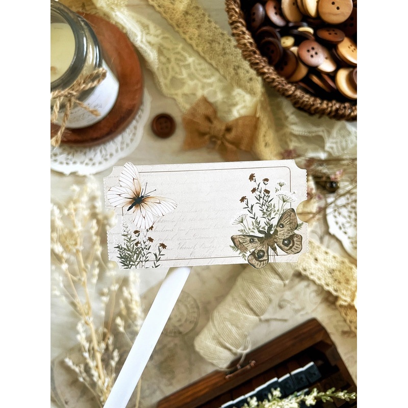 Leelajournals Butterfly Tag Sticker