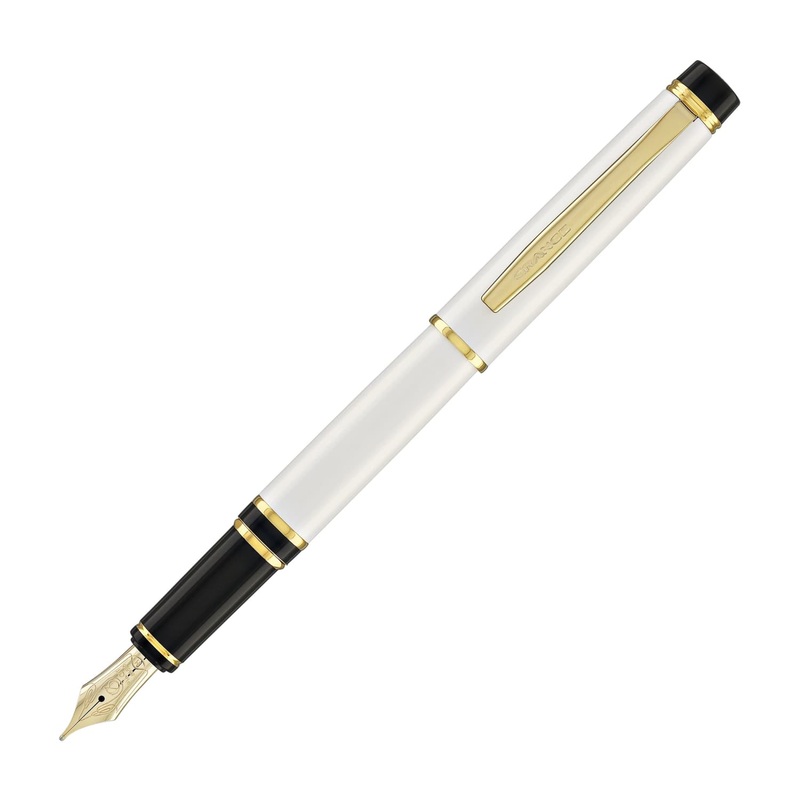 Pilot Grance Fountain Pen in Pearl White – 14k Gold Nib Medium