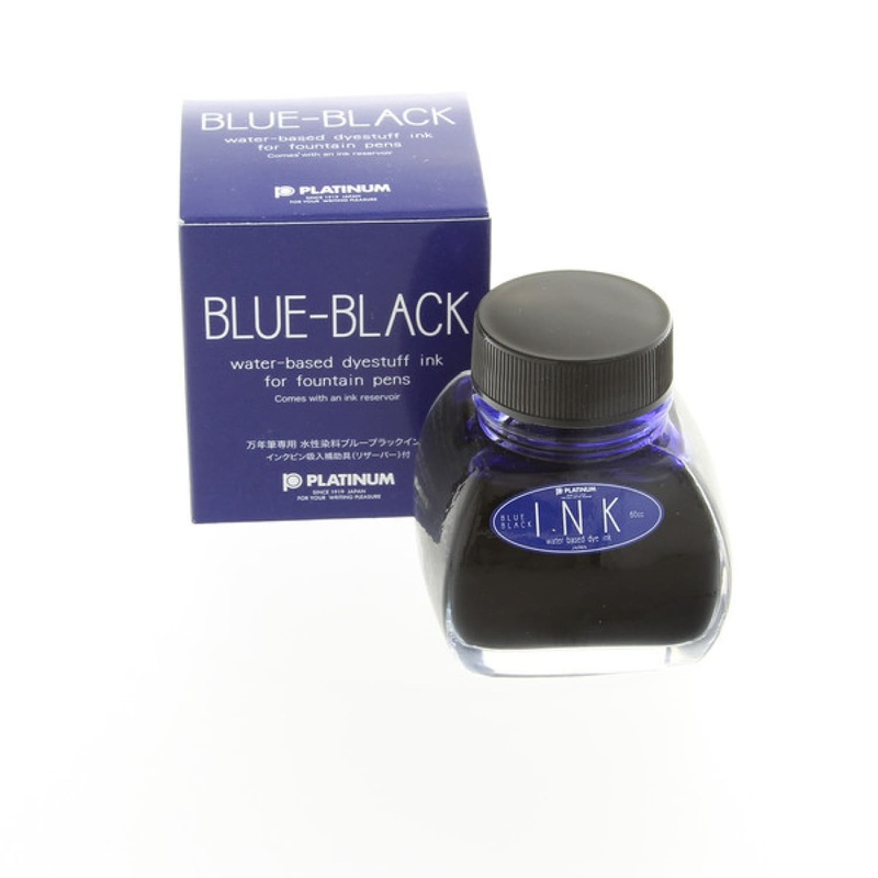 Platinum Bottled Ink in Blue-Black – 60 mL