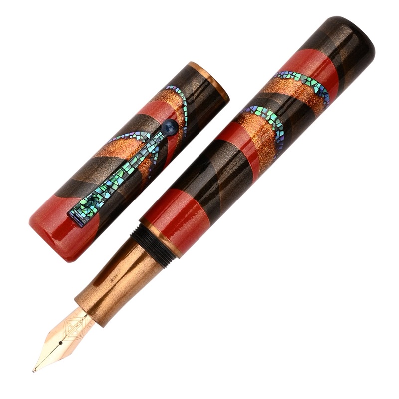 AP Limited Editions – The Writer Maki-e Art Fountain Pen – The Dunes Broad