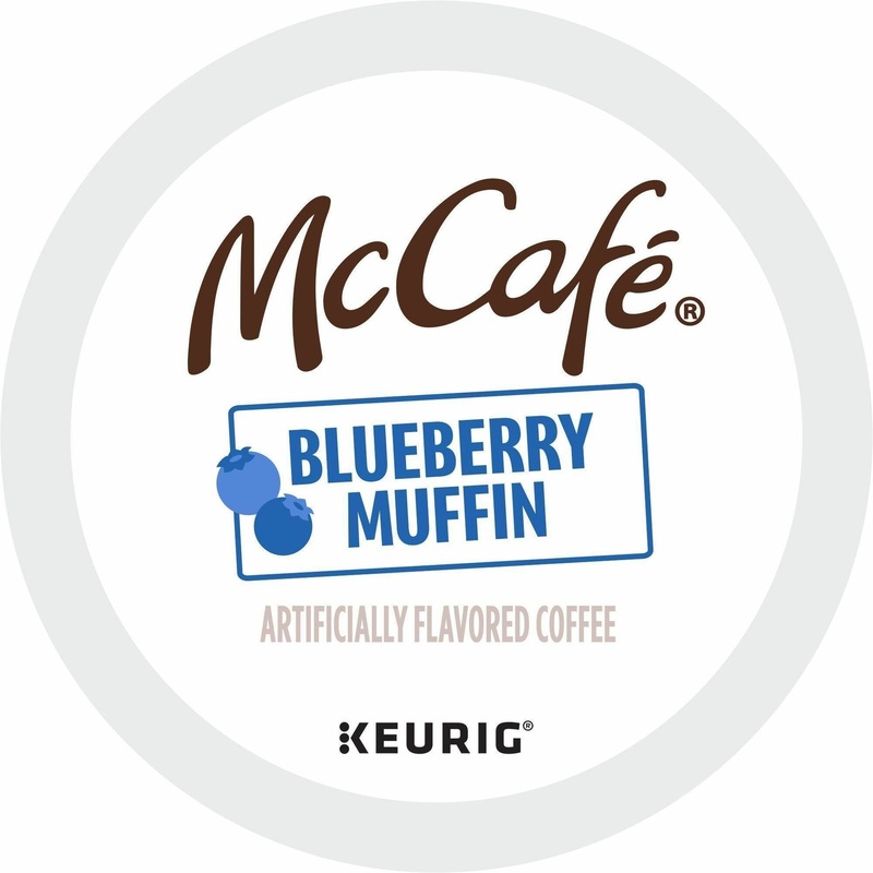 McCaf K-Cup Blueberry Muffin Coffee – Compatible with Keurig Brewer – Light – Per Box – 24 K-Cup – K-Cup – Blueberry Muffin – Kosher – 4 / Carton