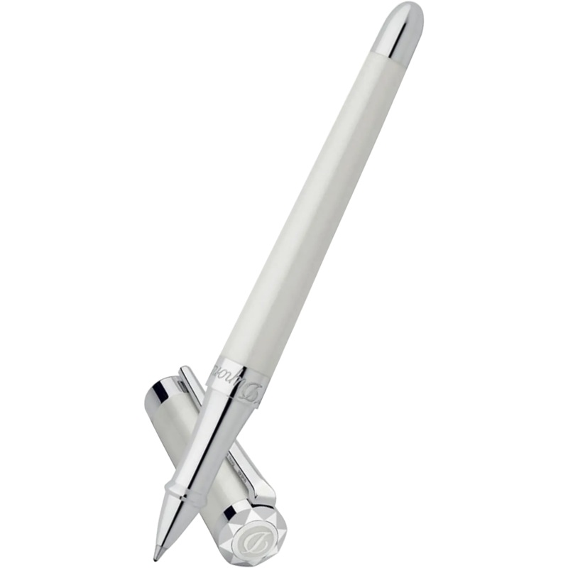 S T Dupont Liberte Pearly White Rollerball Pen