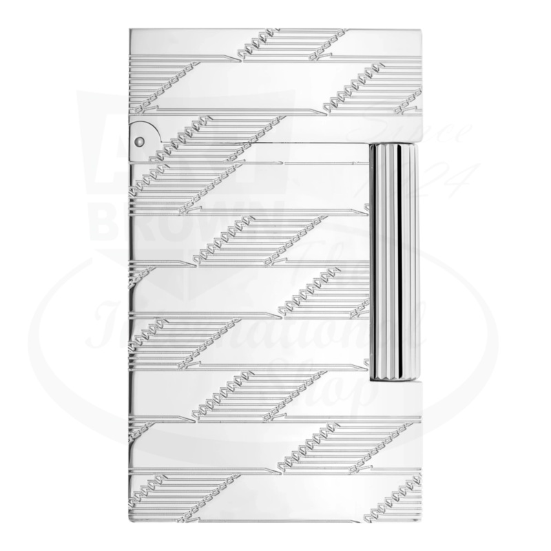 S.T. Dupont Ligne 2 Perfect Cling Monogram 1872 Palladium Lighter, C16180