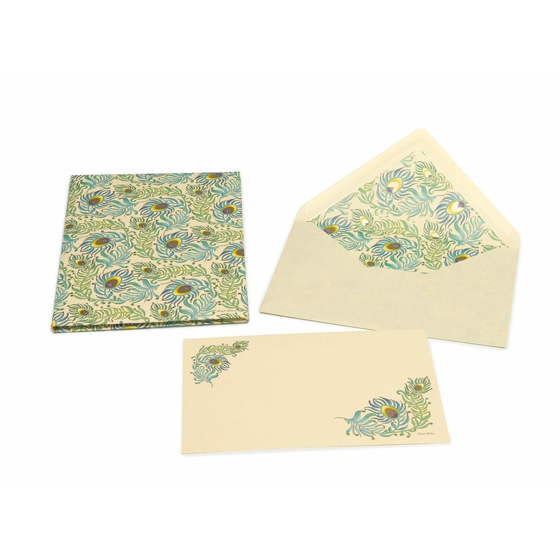 San Lorenzo Peacock Card – Portfolio Large (10ct.)